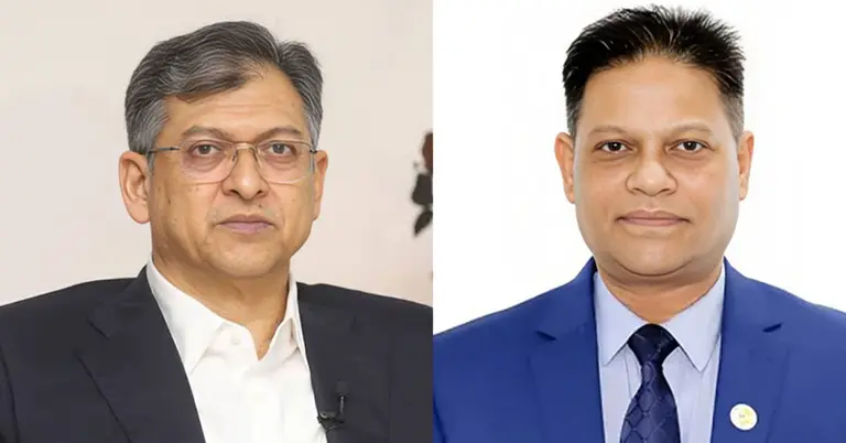 স্বরাষ্ট্রমন্ত্রী সালাউদ্দিন আহমদ ও আইজিপি মো. আলী হোসেন ফকির